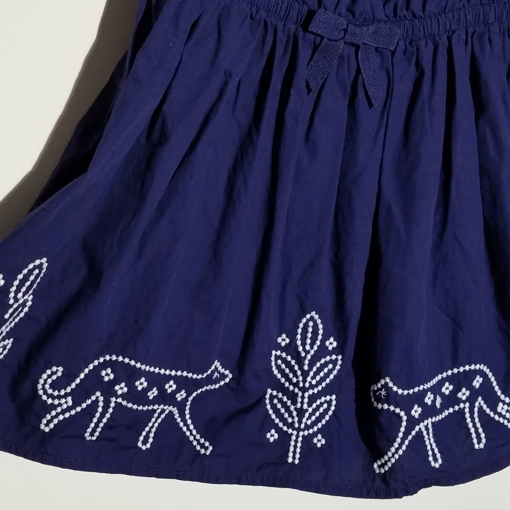 Gymboree Cat Embroidered Dress 6